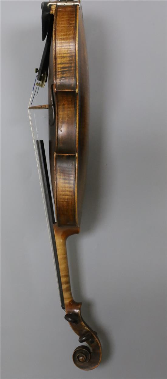 A German violin, by Georg Kloz (Klotz), 18th century,